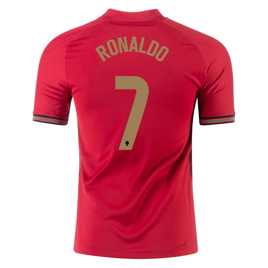 2020 Cristiano Ronaldo Portugal Home Men's Soccer Jersey