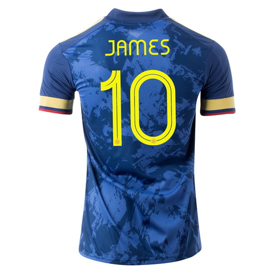 2020 James Rodriguez Colombia Away Men's Soccer Jersey
