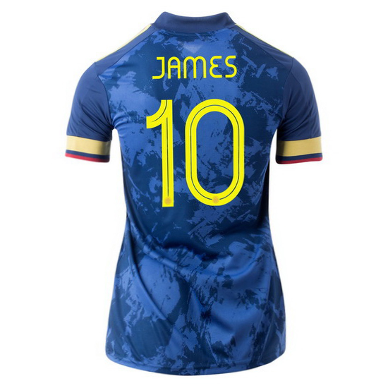 2020 James Rodriguez Colombia Away Women's Soccer Jersey