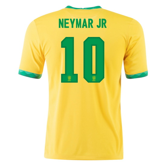 2020 Neymar JR Brazil Home Men's Soccer Jersey