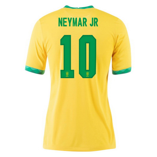 2020 Neymar JR Brazil Home Women's Soccer Jersey