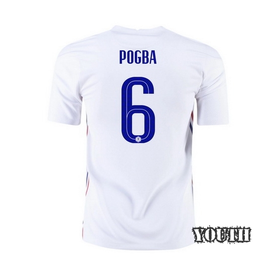 2020 Paul Pogba France Away Youth Soccer Jersey