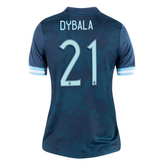 2020 Paulo Dybala Argentina Away Women's Soccer Jersey