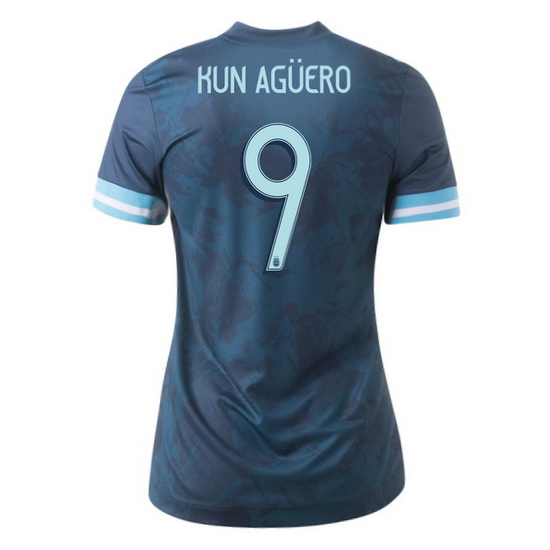 2020 Sergio Aguero Argentina Away Women's Soccer Jersey