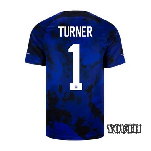 22/23 Matt Turner USA Away Youth Soccer Jersey