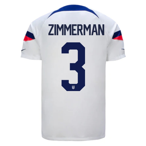 2022/23 Walker Zimmerman USA Home Men's Soccer Jersey