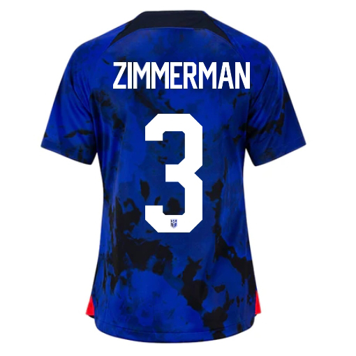 22/23 Walker Zimmerman USA Away Women's Soccer Jersey