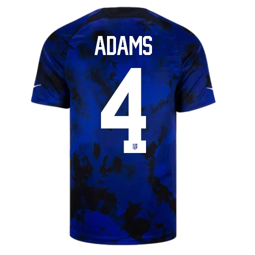 22/23 Tyler Adams USA Away Men's Soccer Jersey