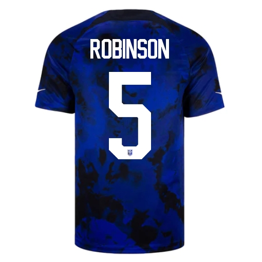 22/23 Antonee Robinson USA Away Men's Soccer Jersey