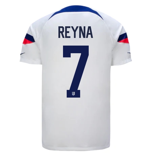 2022/23 Gio Reyna USA Home Men's Soccer Jersey