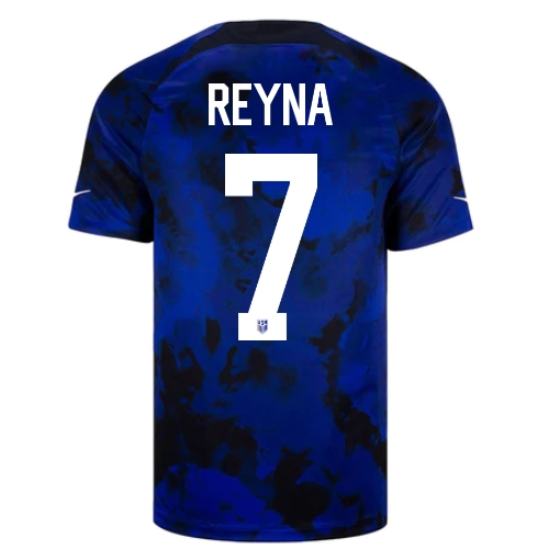 22/23 Gio Reyna USA Away Men's Soccer Jersey - Click Image to Close