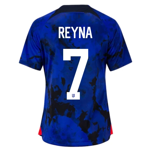 22/23 Gio Reyna USA Away Women's Soccer Jersey