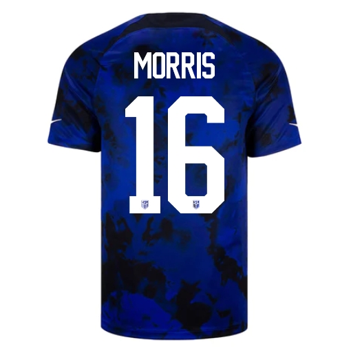 22/23 Jordan Morris USA Away Men's Soccer Jersey