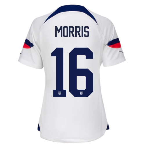 2022/23 Jordan Morris USA Home Women's Soccer Jersey