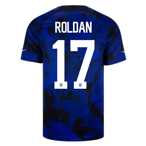 22/23 Cristian Roldan USA Away Men's Soccer Jersey