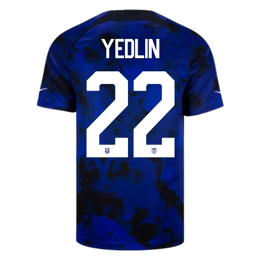 22/23 DeAndre Yedlin USA Away Men's Soccer Jersey