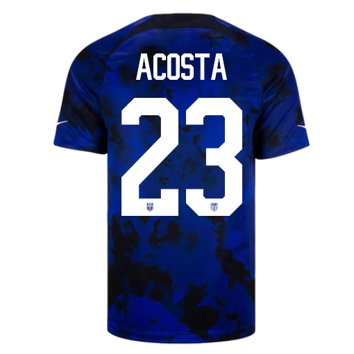 22/23 Kellyn Acosta USA Away Men's Soccer Jersey