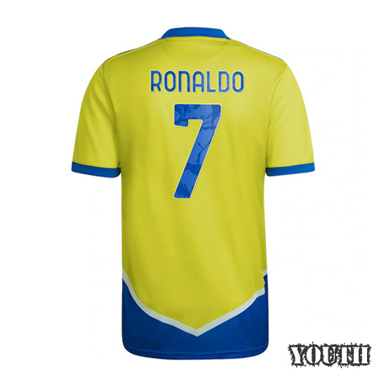 2021/2022 Cristiano Ronaldo Juventus Third Youth Jersey