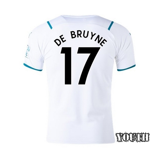 21/22 Kevin De Bruyne Manchester City Away Youth Jersey