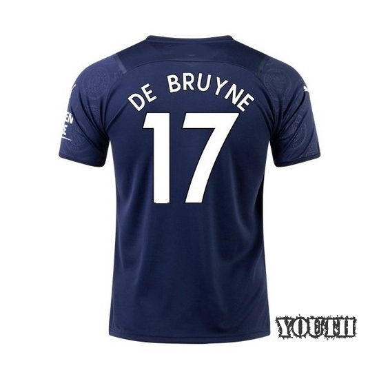 2021/2022 Kevin De Bruyne Manchester City Third Youth Jersey