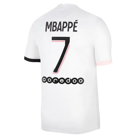 21/22 Kylian Mbappe Away Men's Soccer Jersey