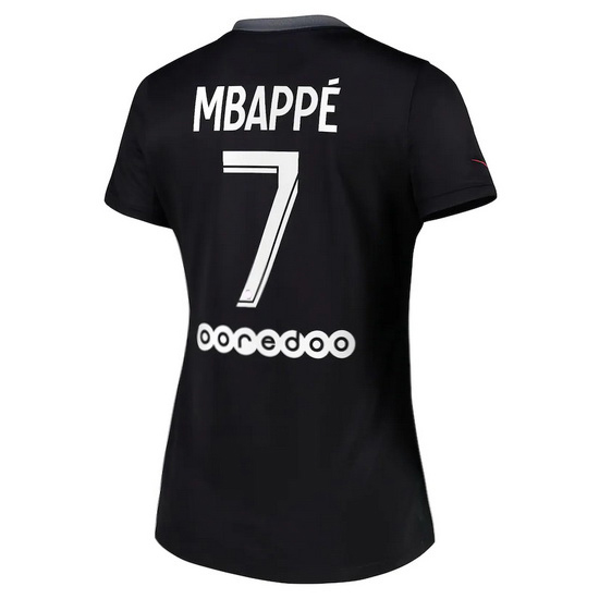 2021/2022 Kylian Mbappe Third Women's Soccer Jersey - Click Image to Close