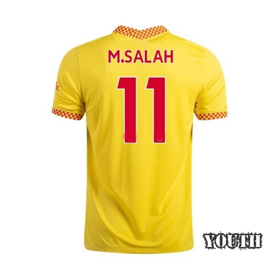 2021/2022 Mohamed Salah Liverpool Third Youth Soccer Jersey
