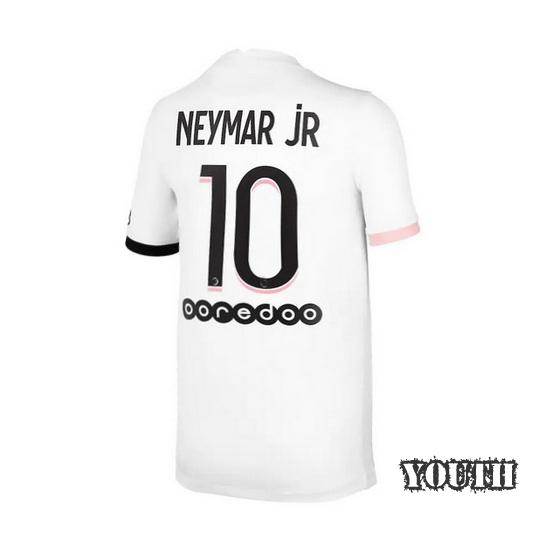 21/22 Neymar JR PSG Away Youth Soccer Jersey