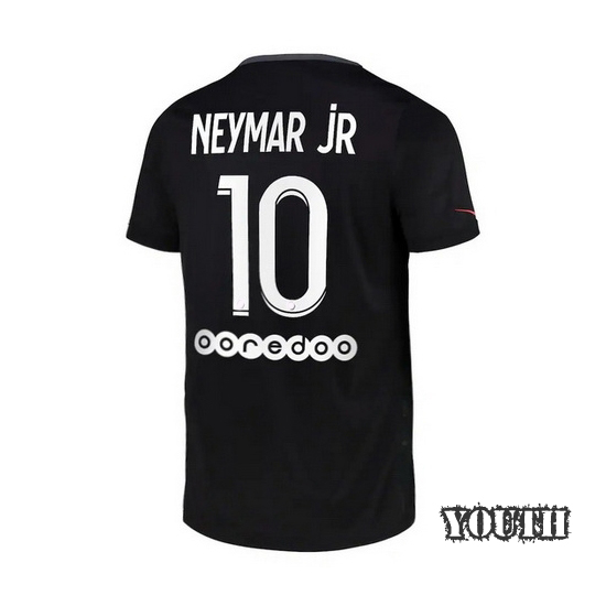 2021/2022 Neymar JR PSG Third Youth Soccer Jersey - Click Image to Close