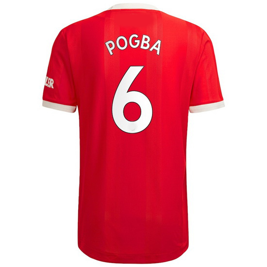 2021/22 Paul Pogba Manchester United Home Men's Soccer Jersey