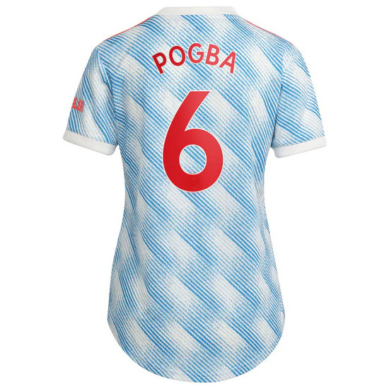 21/22 Paul Pogba Manchester United Away Women's Soccer Jersey