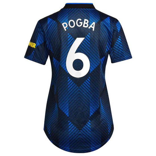 2021/2022 Paul Pogba Manchester United Third Women's Jersey - Click Image to Close