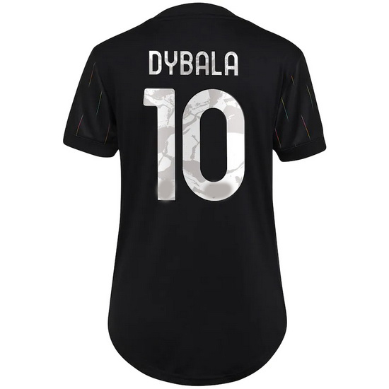 21/22 Paulo Dybala Juventus Away Women's Soccer Jersey