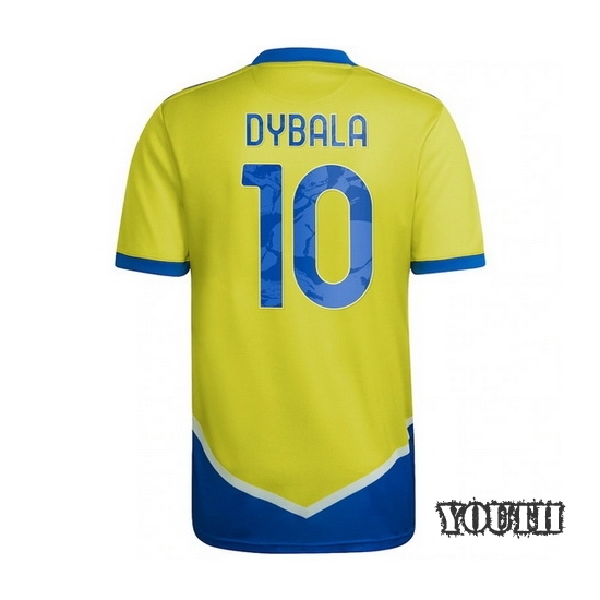 2021/2022 Paulo Dybala Juventus Third Youth Soccer Jersey