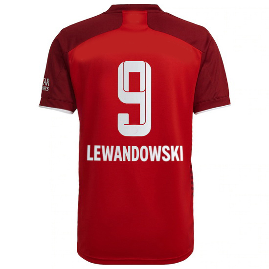 2021/22 Robert Lewandowski Bayern Munich Home Men's Jersey - Click Image to Close