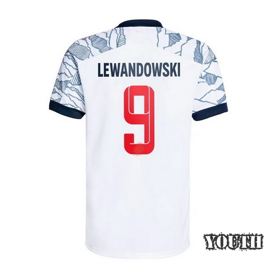 2021/2022 Robert Lewandowski Third Youth Jersey