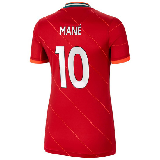 2021/22 Sadio Mane Liverpool Home Women's Soccer Jersey