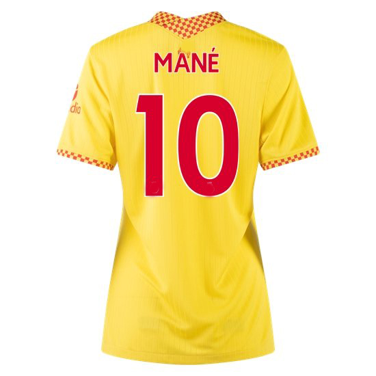 2021/2022 Sadio Mane Liverpool Third Women's Soccer Jersey