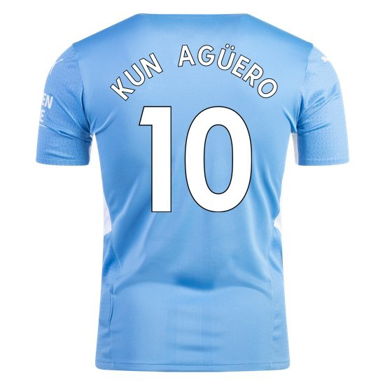 2021/22 Sergio Aguero Manchester City Home Men's Soccer Jersey