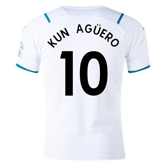 21/22 Sergio Aguero Manchester City Away Men's Soccer Jersey