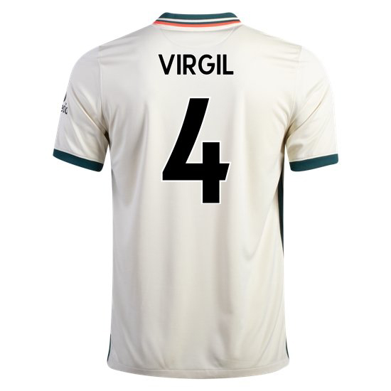 21/22 Virgil Van Dijk Liverpool Away Men's Soccer Jersey