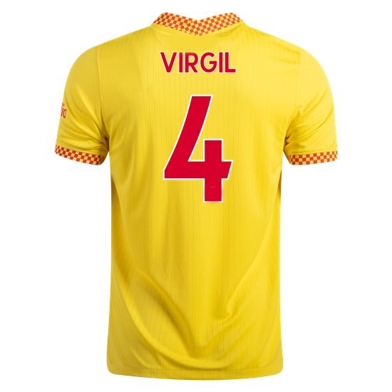 2021/2022 Virgil Van Dijk Liverpool Third Men's Soccer Jersey