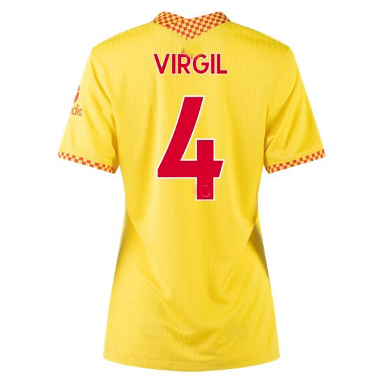 2021/2022 Virgil Van Dijk Liverpool Third Women's Jersey - Click Image to Close