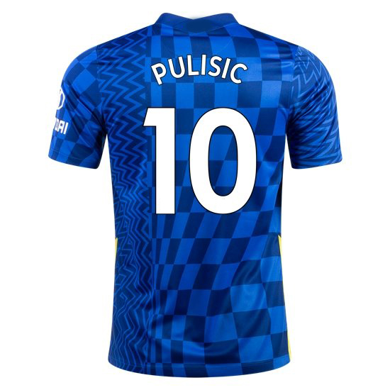 2021/22 Christian Pulisic Chelsea Home Men's Soccer Jersey - Click Image to Close