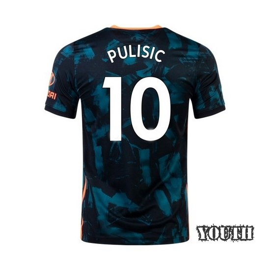 21/22 Christian Pulisic Chelsea Away Youth Soccer Jersey
