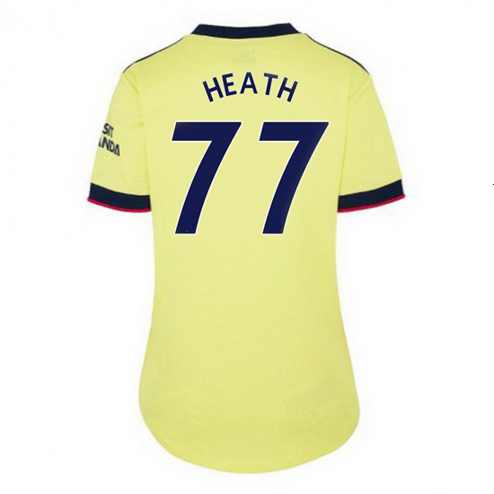 21/22 Tobin Heath Arsenal Away Women's Jersey - Click Image to Close