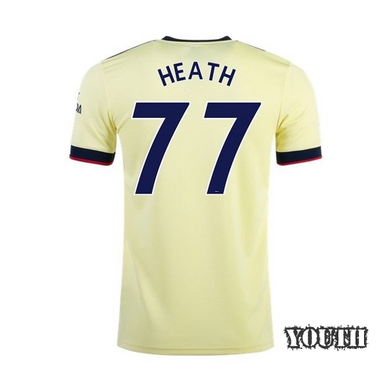 21/22 Tobin Heath Arsenal Away Youth Soccer Jersey - Click Image to Close