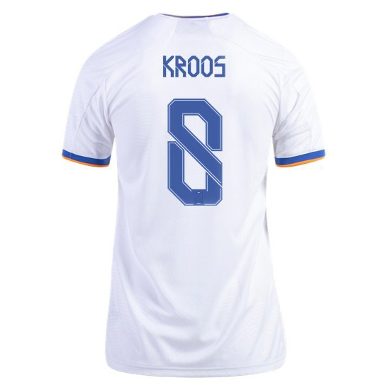 2021/22 Toni Kroos Real Madrid Home Women's Soccer Jersey - Click Image to Close