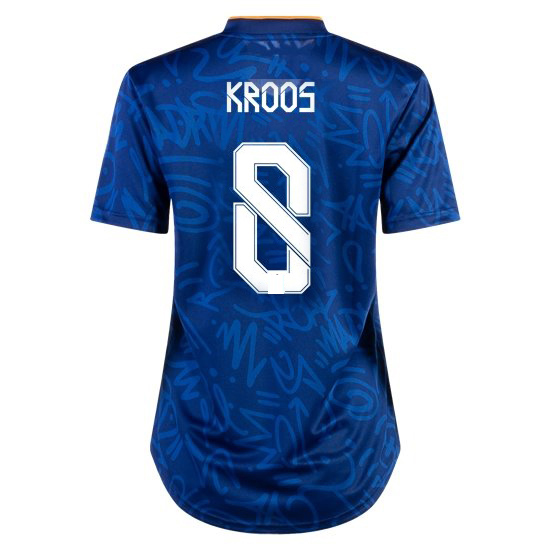 21/22 Toni Kroos Real Madrid Away Women's Soccer Jersey