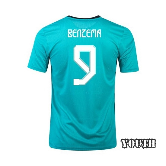 2021/2022 Karim Benzema Real Madrid Third Youth Soccer Jersey